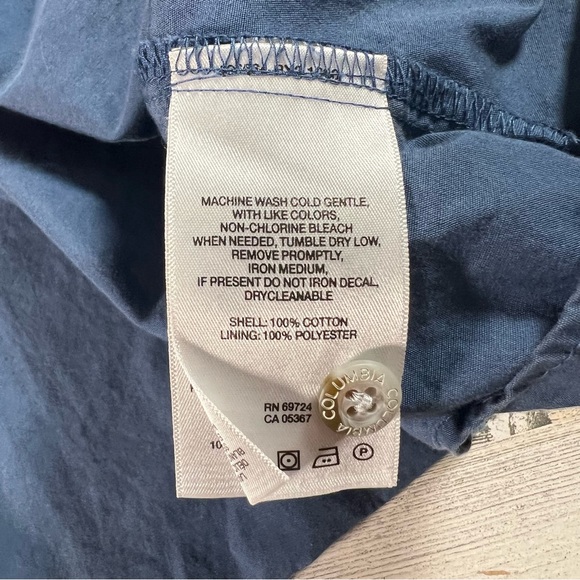 Columbia PFG Men’s Bonehead Long Sleeve Button Shirt Blue Size 2XL Fishing - Picture 7 of 8